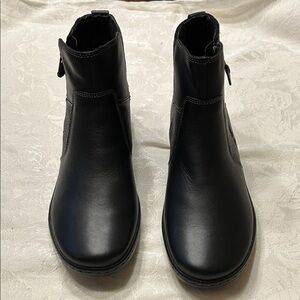 Clarks Black Ankle Boots